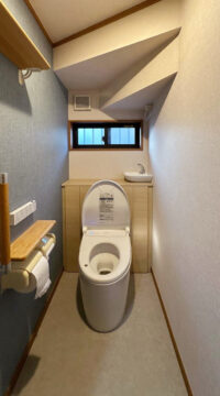 トイレ：宮城県仙台市　デザインと収納を両立した、心地よいトイレリフォーム
