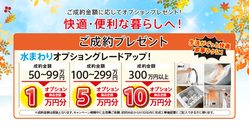 成約プレゼント